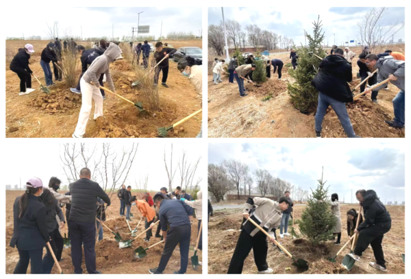 辉山经开区积极参与“植树造林 共建绿色家园”植树周活动 - 沈阳辉山经济技术开发区智慧党建平台